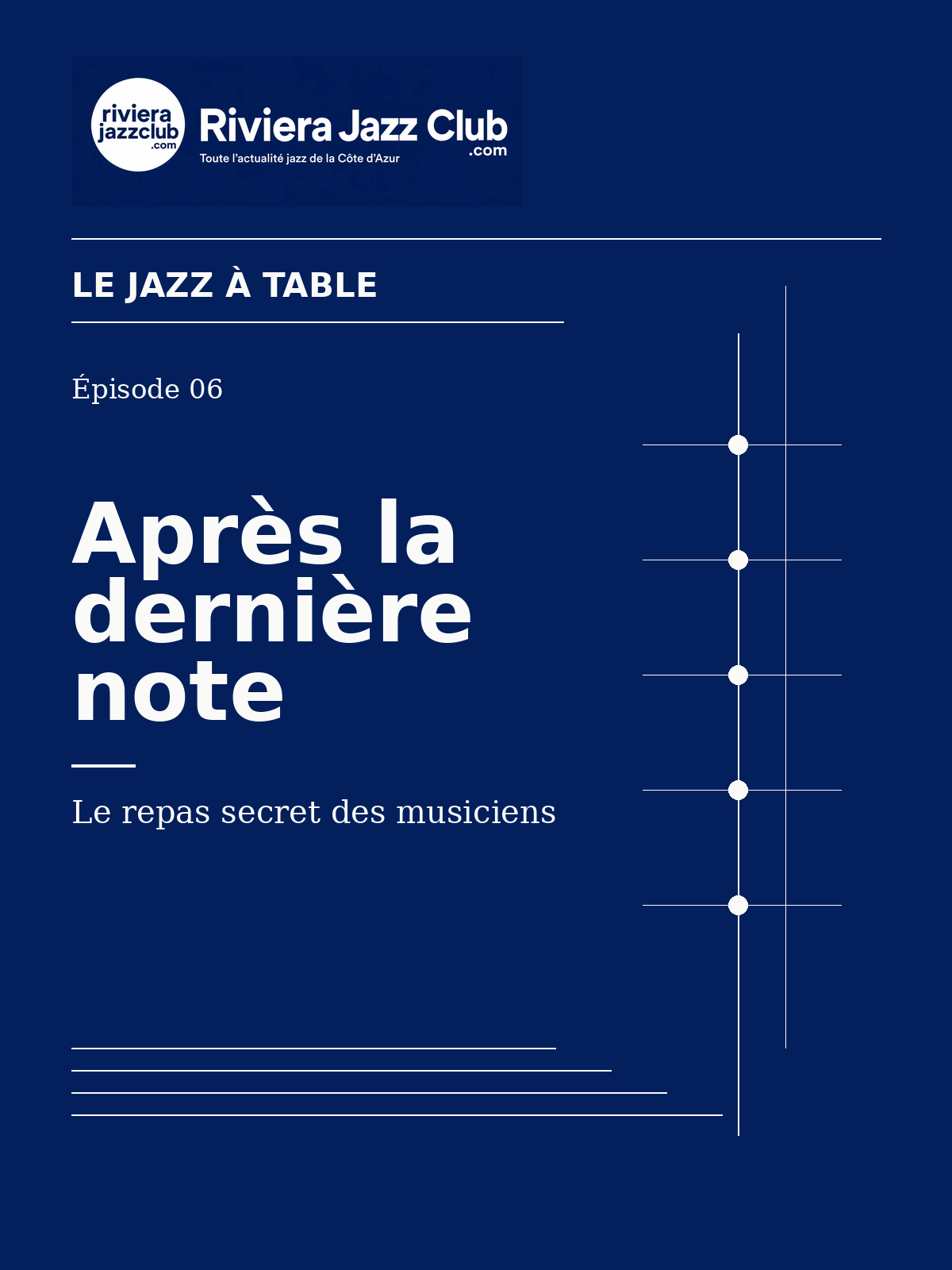 Après la dernière note — Riviera Jazz Club