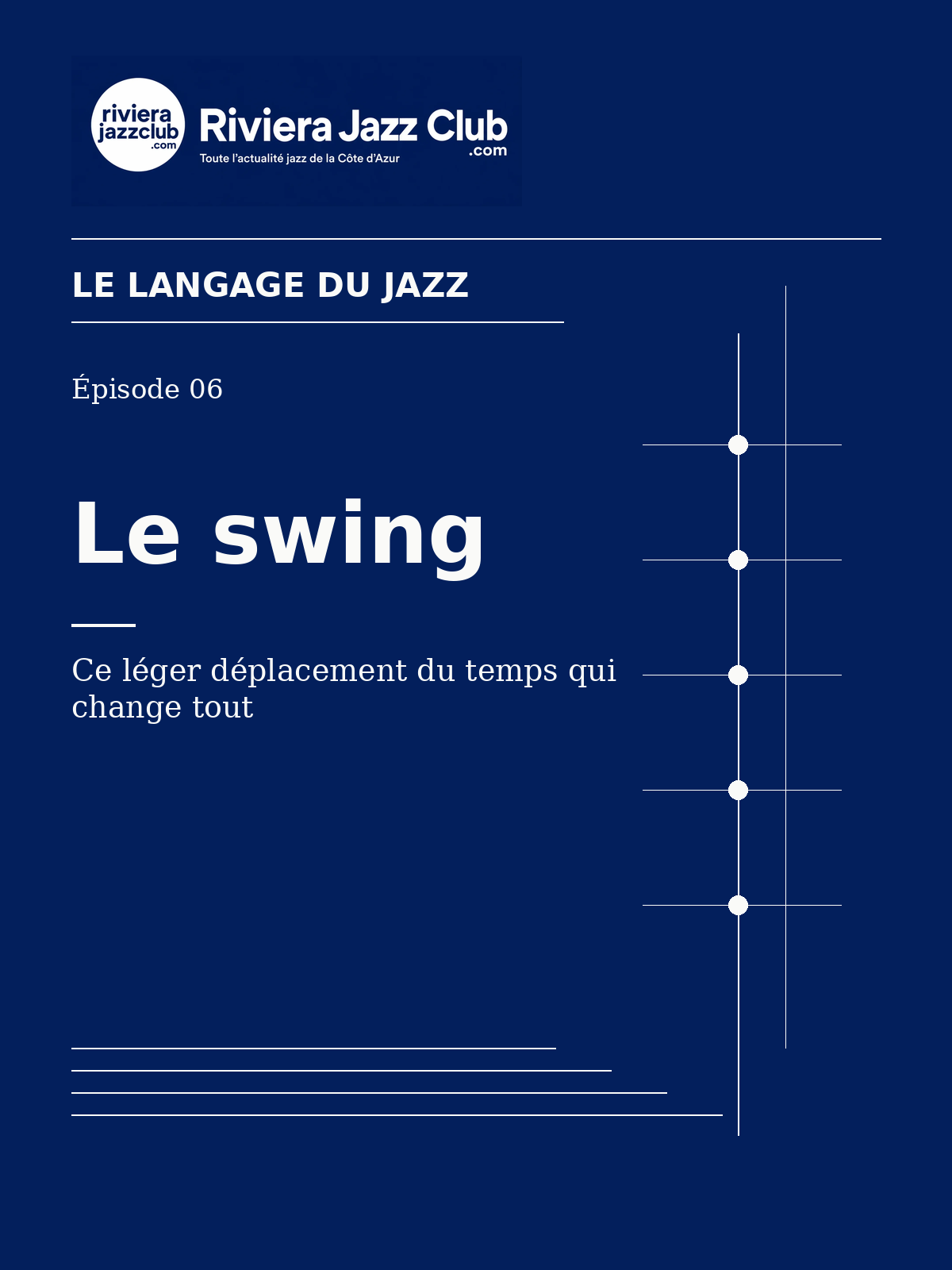 Le swing — Riviera Jazz Club