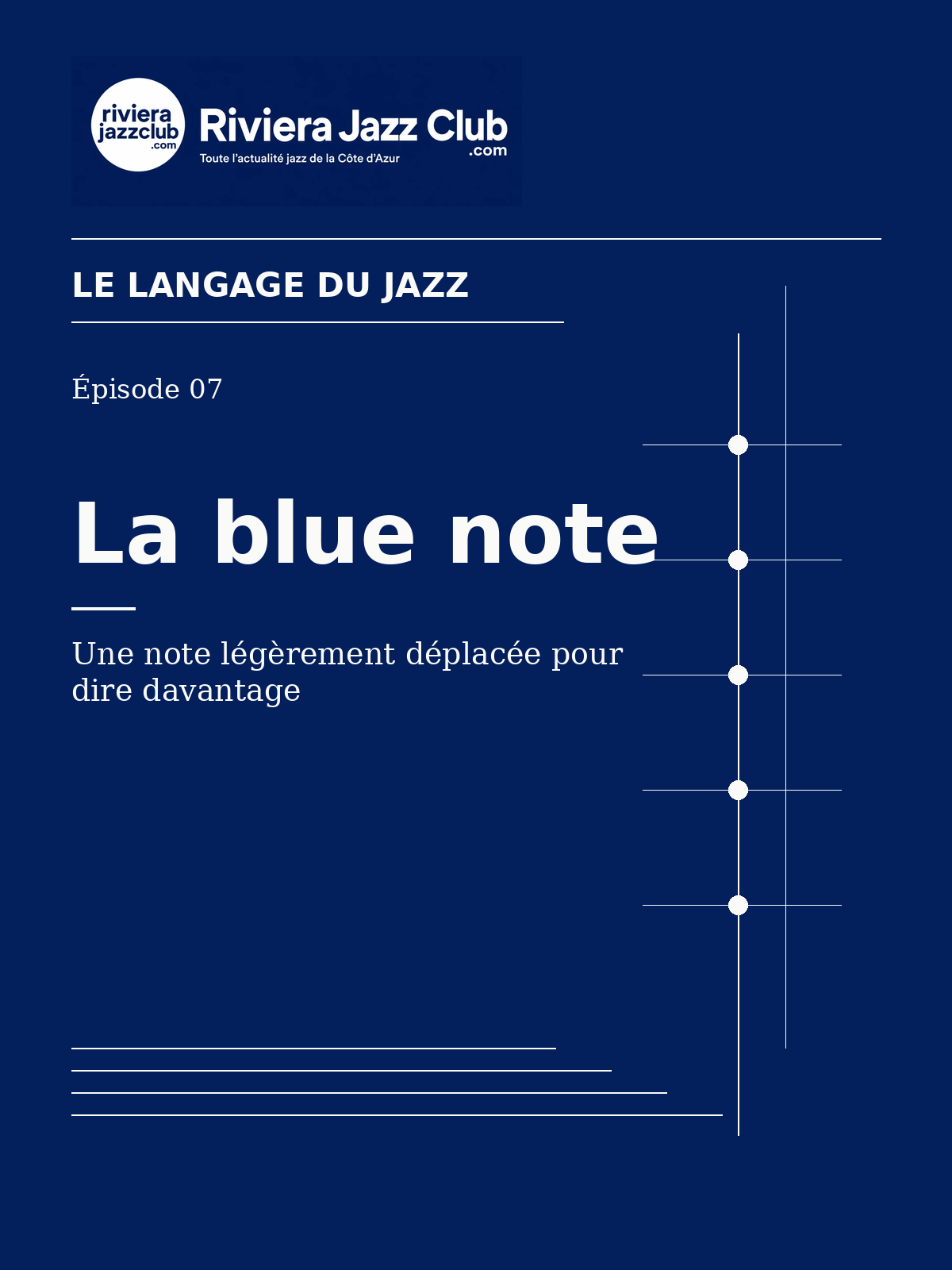 La blue note — Riviera Jazz Club