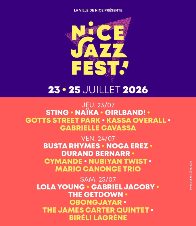 Nice jazz Fest 2026