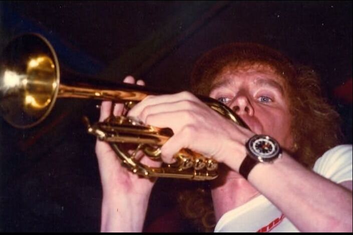 George Chilsholm à la Grande Parade 1981 — © Gérard Demonchy / Riviera Jazz Club