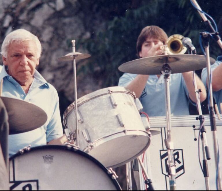 Buddy Rich à la Grande Parade 1986 — © Gérard Demonchy / Riviera Jazz Club