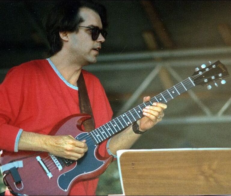 Bill Frisell à la Grande Parade 1988 — © Gérard Demonchy / Riviera Jazz Club