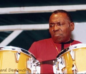 Elvin Jones à la Grande Parade 1993 — © Gérard Demonchy / Riviera Jazz Club