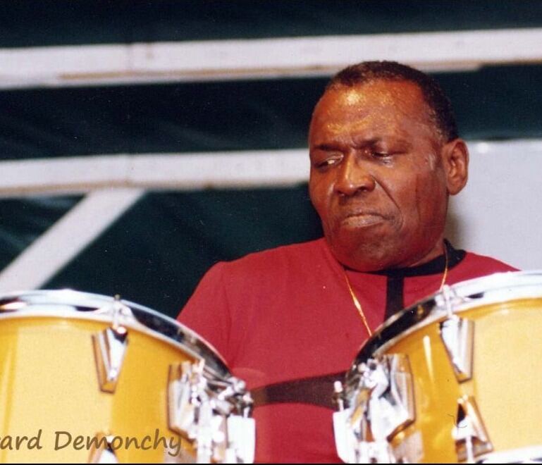 Elvin Jones à la Grande Parade 1993 — © Gérard Demonchy / Riviera Jazz Club